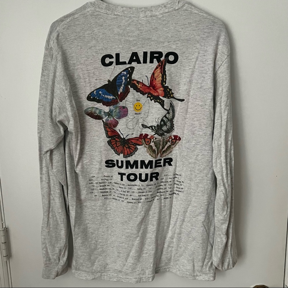 Clairo Summer Tour Long-sleeve Butterfly T-Shirt